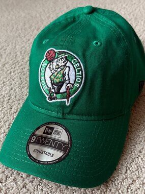 New Era Boston Celtics 9TWENTY Core Classic 2.0 Green Adjustable Hat NBA NWT